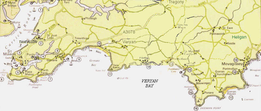 Click on numbers or some names for pictures/ information, then cycle through pages to correct beach reference, use cancel or back to return to map window (blue border)